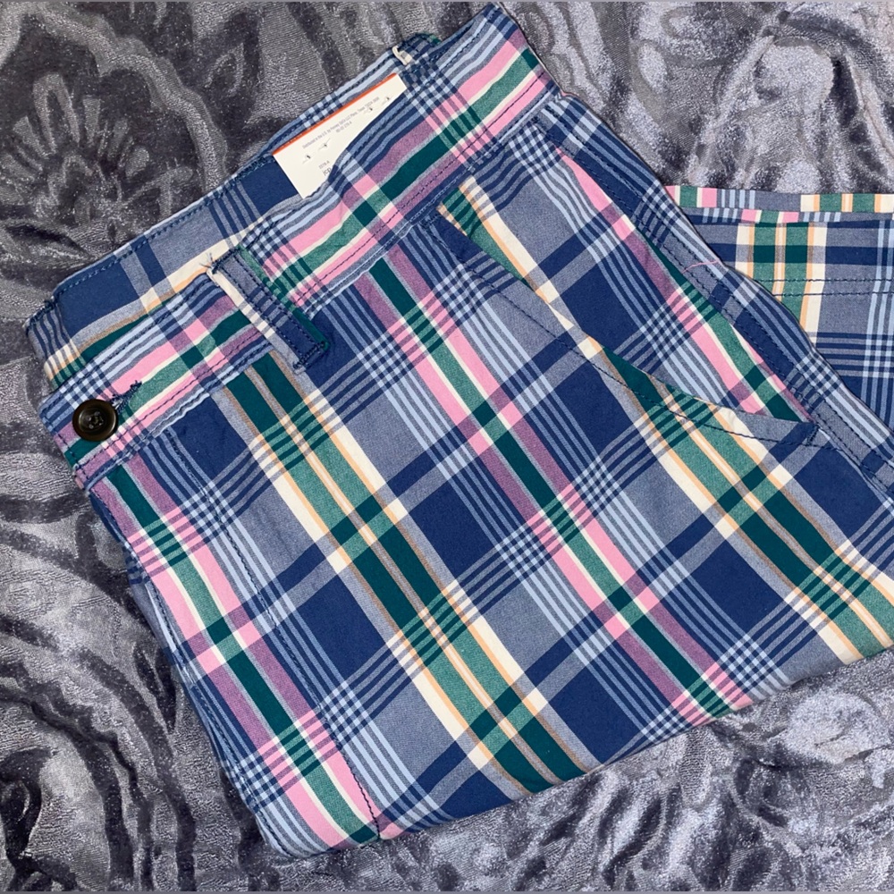 Men’s plaid Chino Shorts